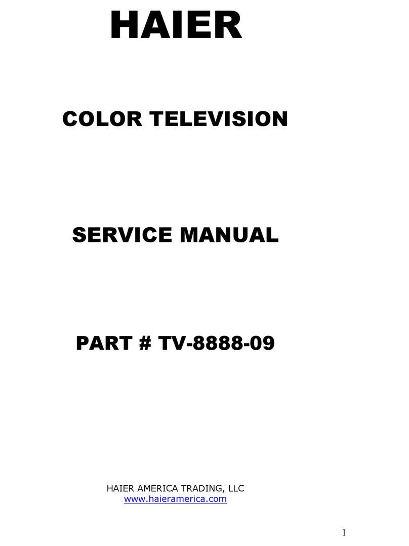 Haier TV-8888-09 User manual Haier TV-8888-09 User manual