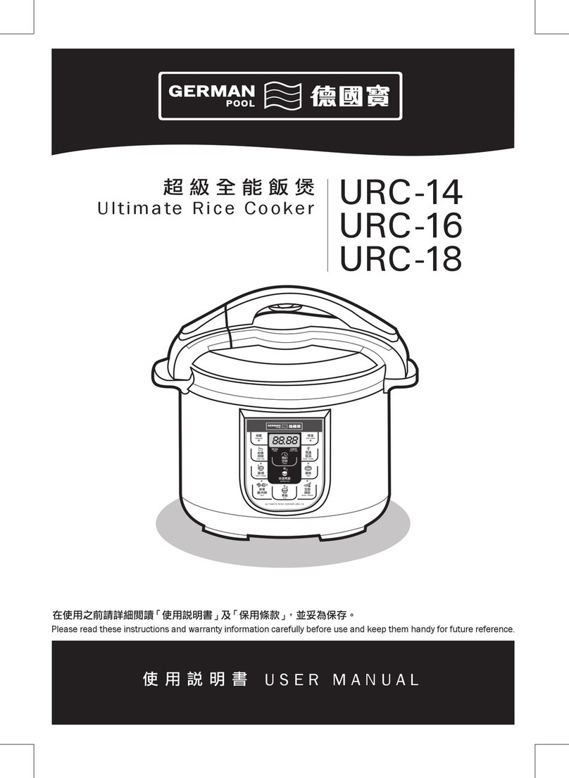 German pool URC-14 user manual
