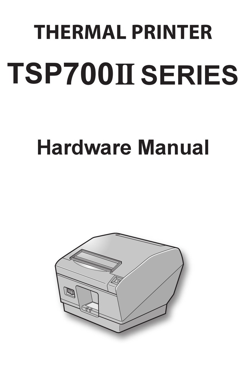 Star Micronics TSP700II Series User manual