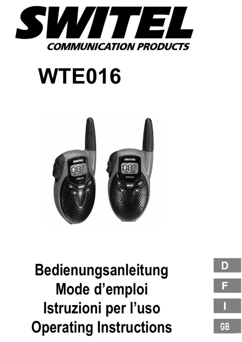 switel WTE016 operating instructions