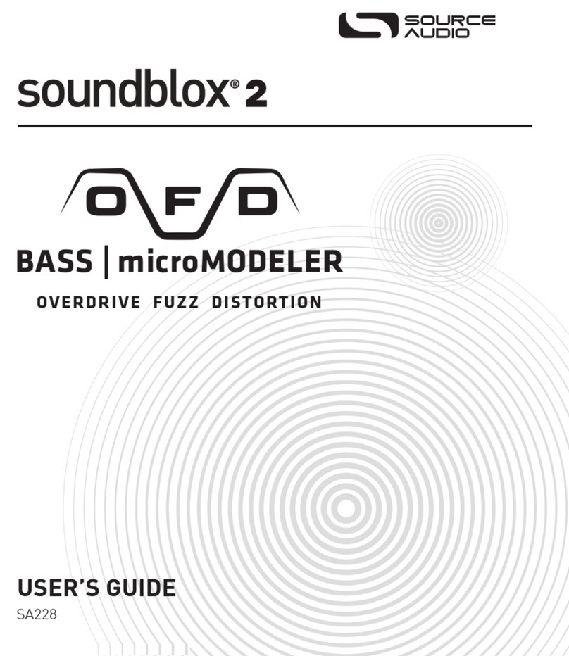 Soundblox SB2 OFD Bass microMODELER user guide