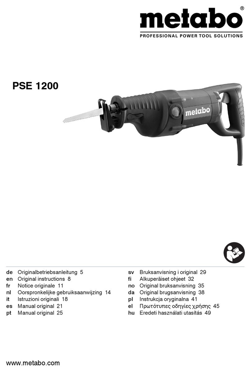 Metabo PSE 1200 user guide