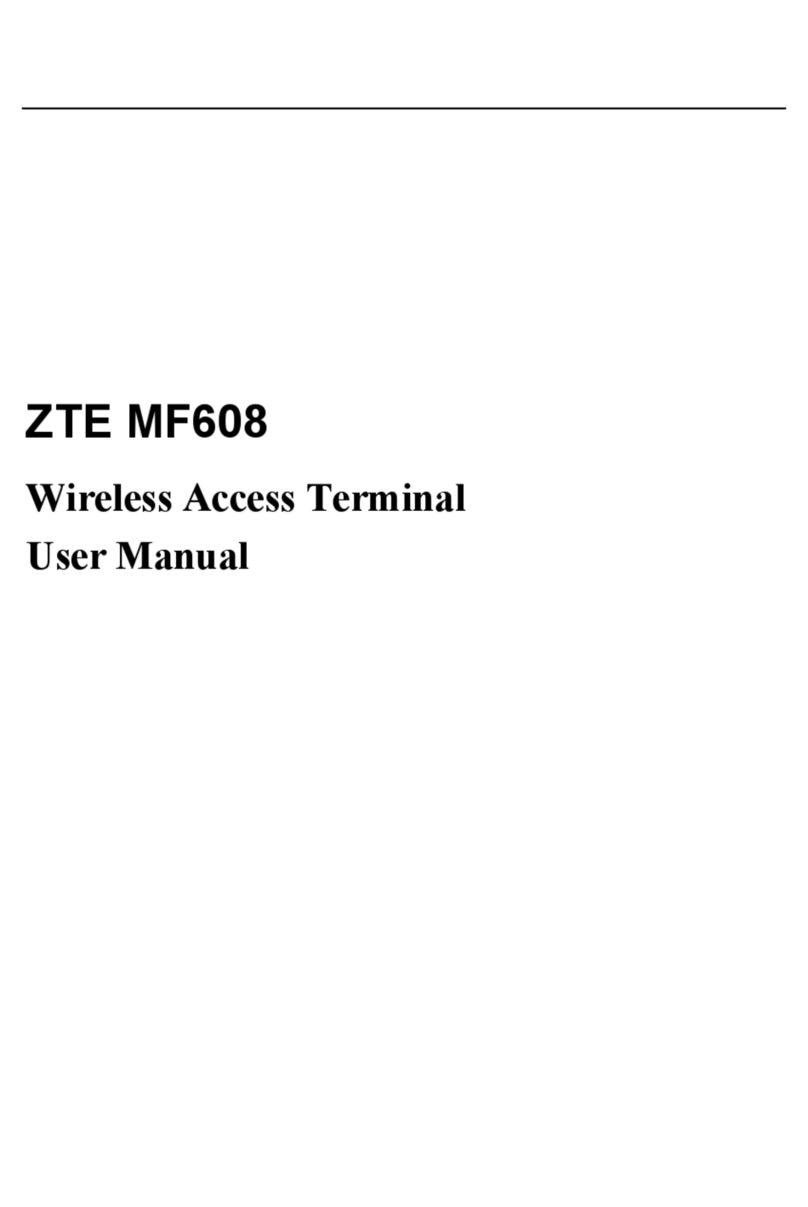 Zte MF608 User manual