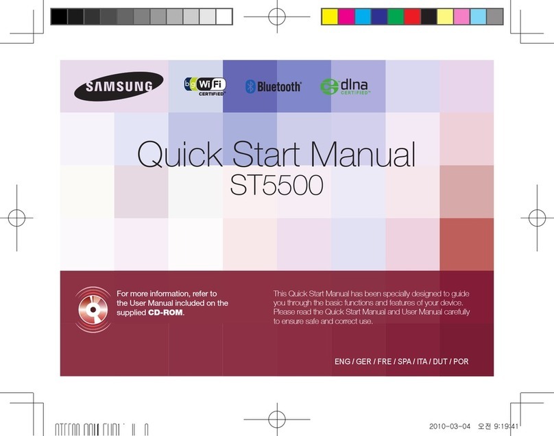 Samsung ST5500 Instruction manual