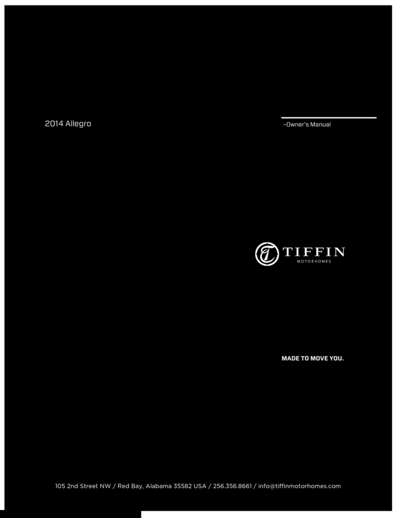 Tiffin Motorhomes 2014 Allegro owner's manual