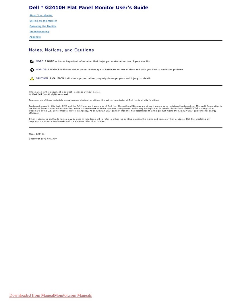Dell G2410H User manual