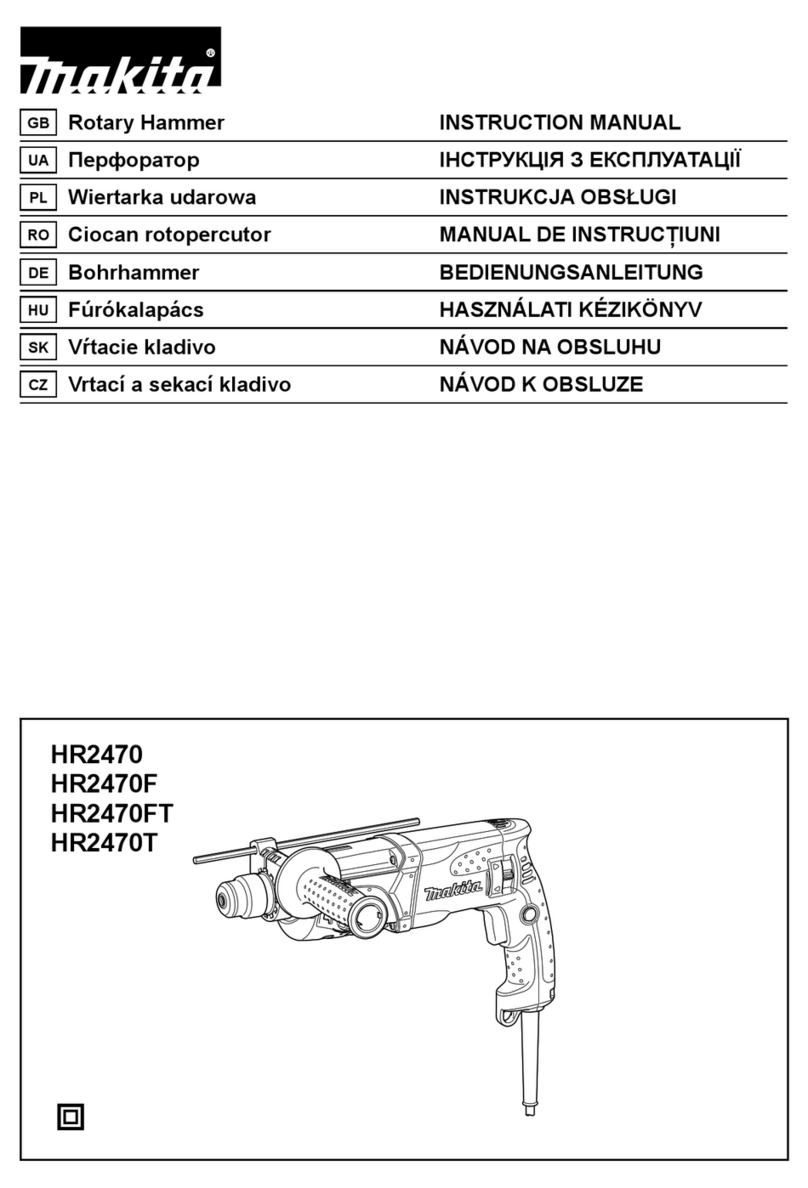Makita HR2470 instruction manual