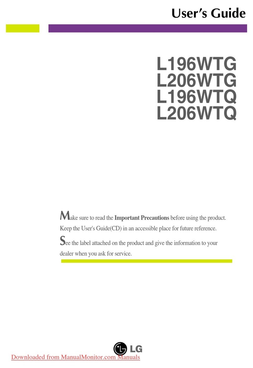 LG L196WTG User manual
