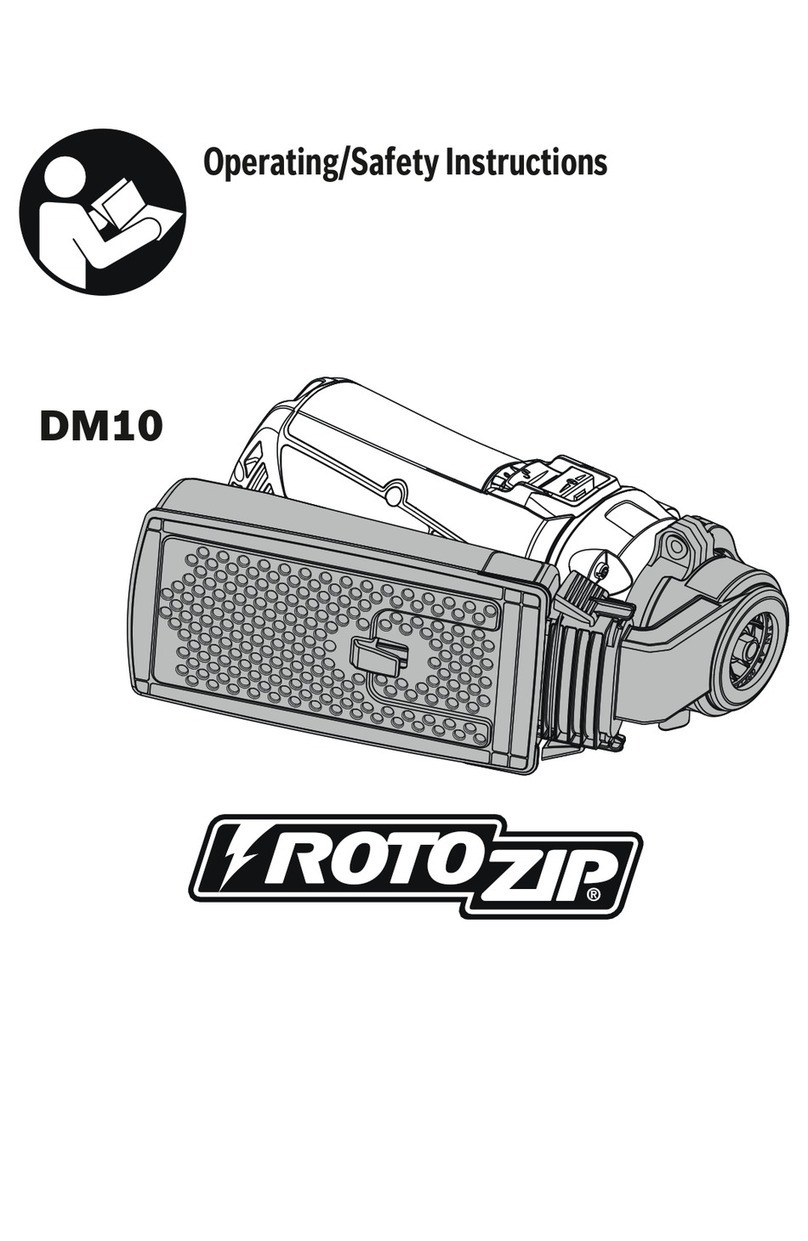 RotoZip DM10 Assembly instructions RotoZip DM10 Assembly instructions