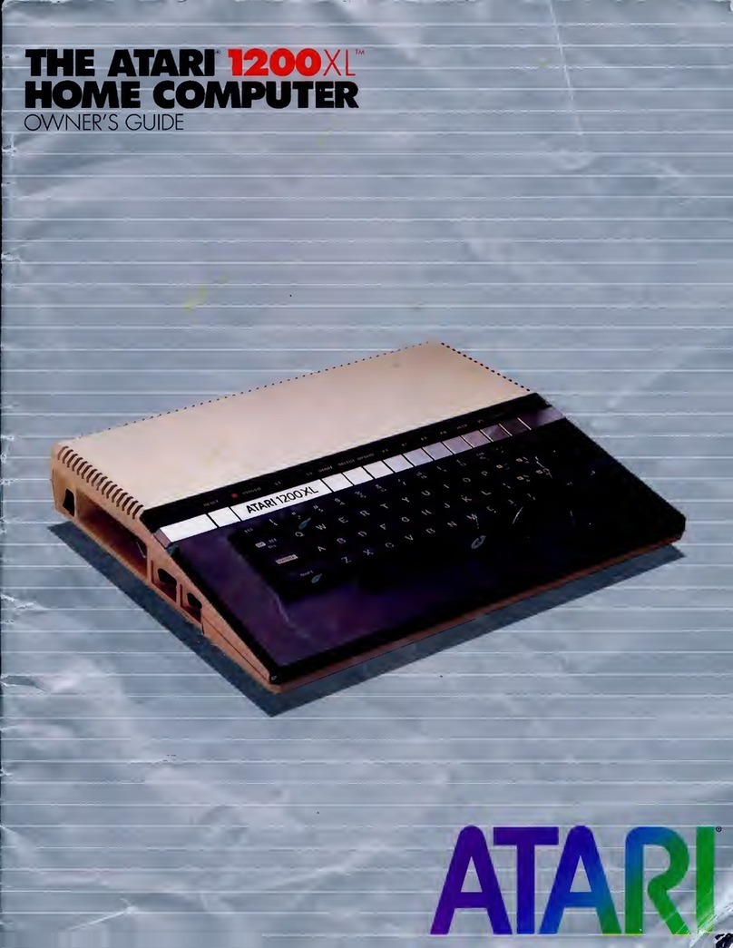 Atari 1200 XL User manual
