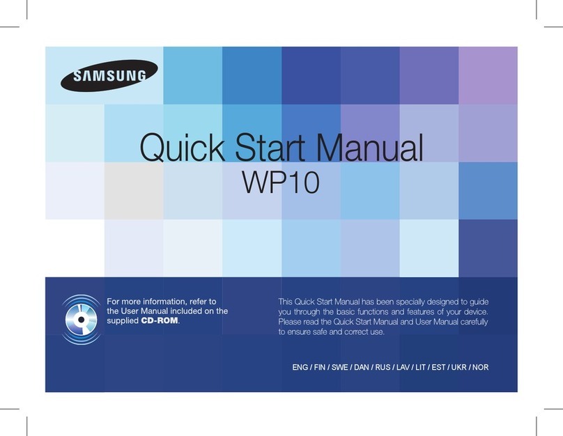 Samsung SAMSUNG WP10 Quick start manual