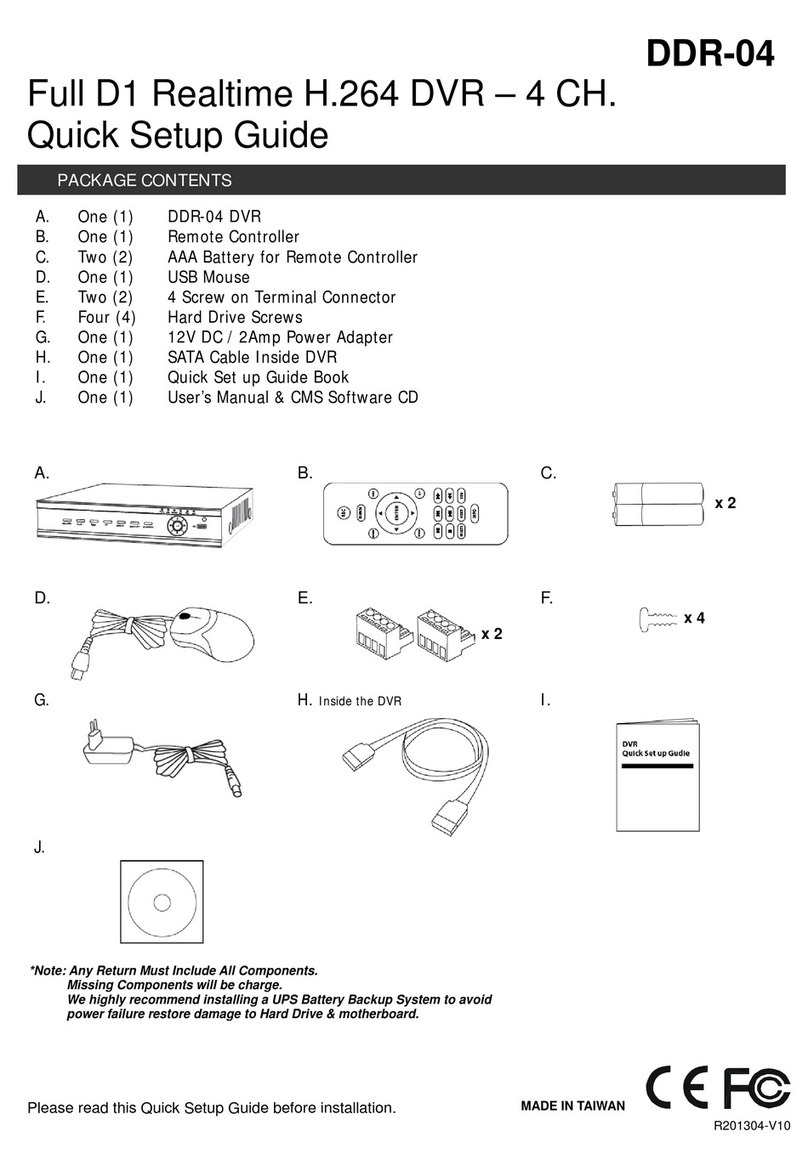 Okina USA DDR-04 Quick setup guide