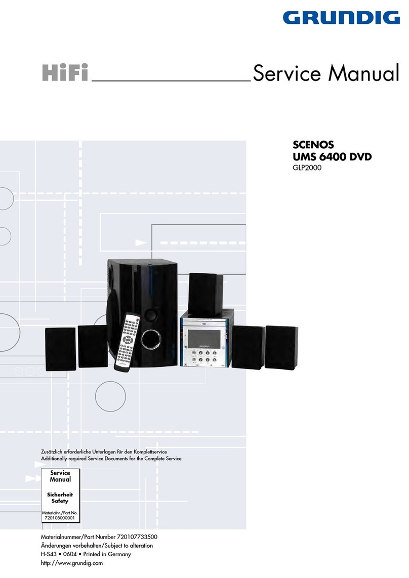 Grundig Scenos UMS 6400 DVD User manual