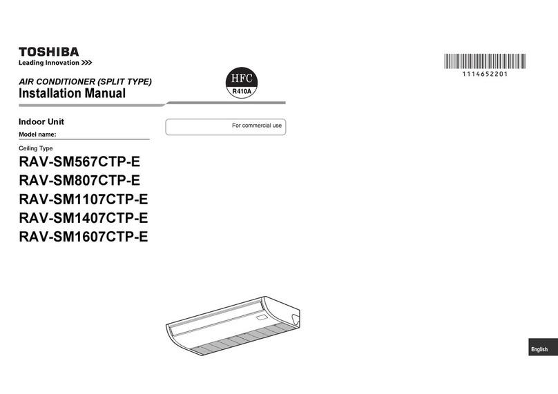 Toshiba RAV-SM567CTP-E User manual