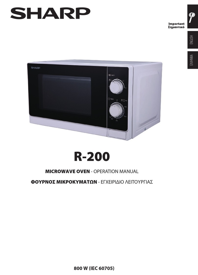 Sharp R-200 User manual