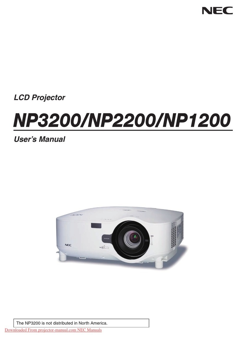 NEC NP3200 User manual