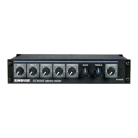 Shure SCM262E user guide