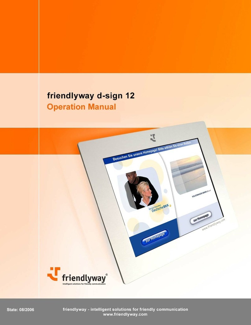 friendlyway D-Sing 12 Operation manual