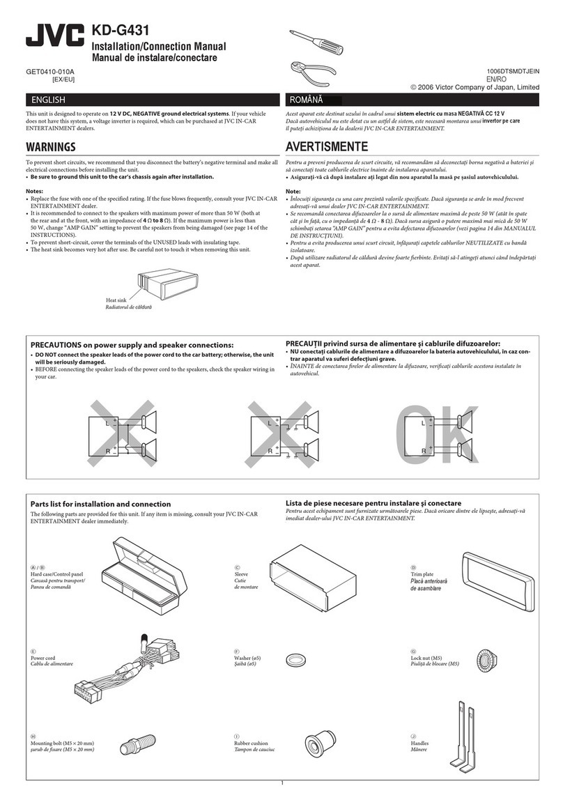 JVC KD-G431 Guide