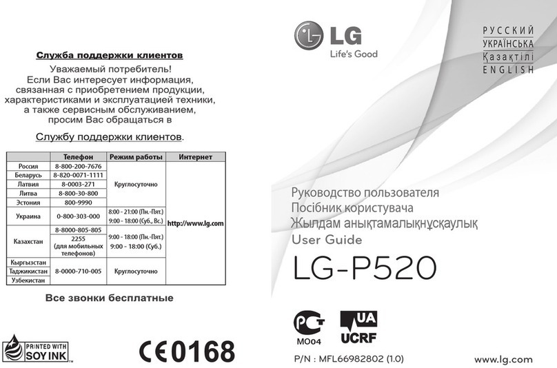 LGLG P520 user guide