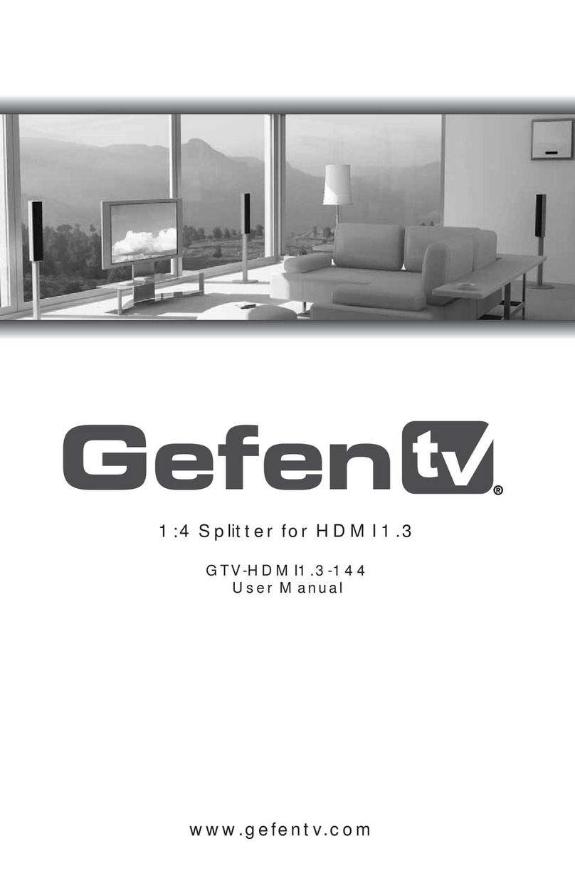 GefenTV GTV-HDMI1.3-144 user manual