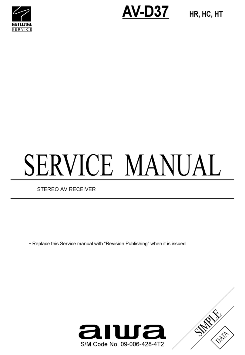 Aiwa AV-D37 Service manual