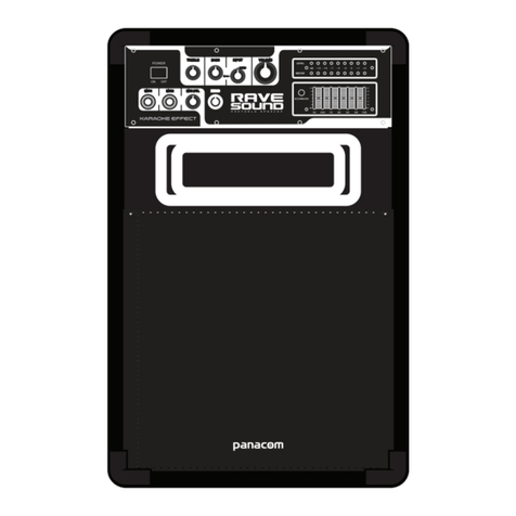 Panacom Rave Sound SP-3360A User manual