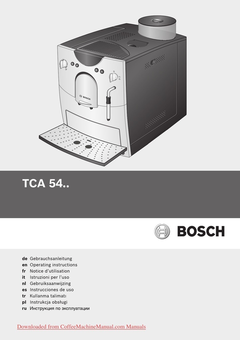 Bosch TCA 54 SERIES User manual