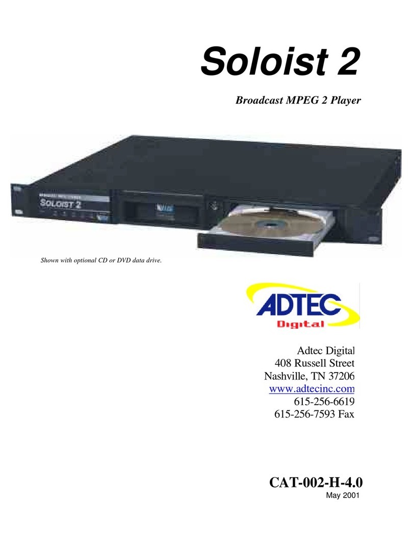 Adtec Soloist 2 user manual
