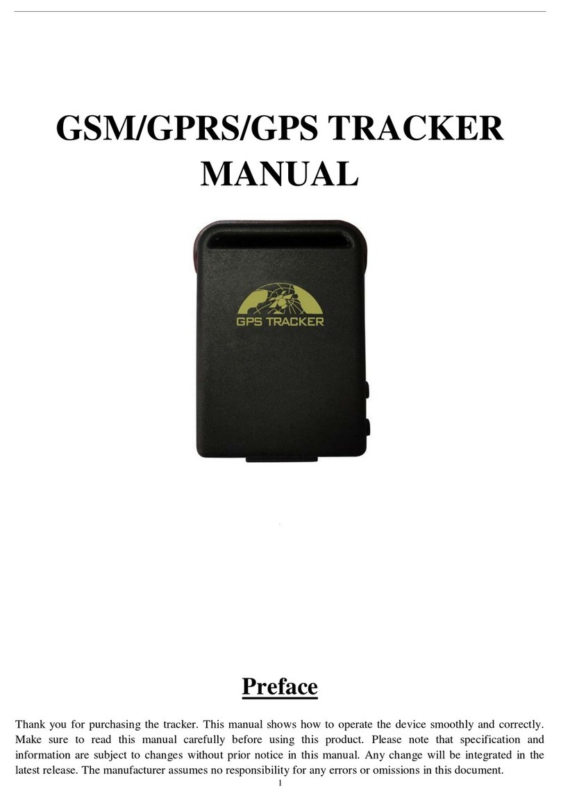 GPS Tracker cvpl-g203 User manual