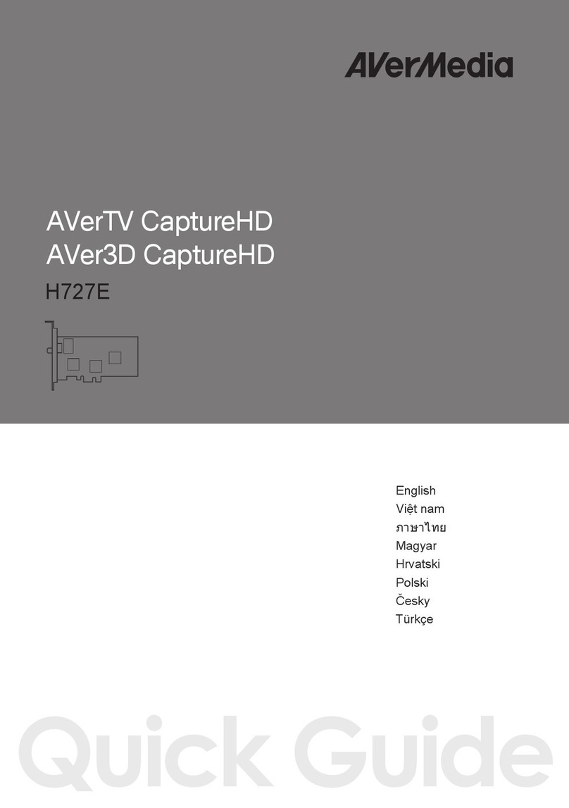 AVer H727E CaptureHD Quick installation guide