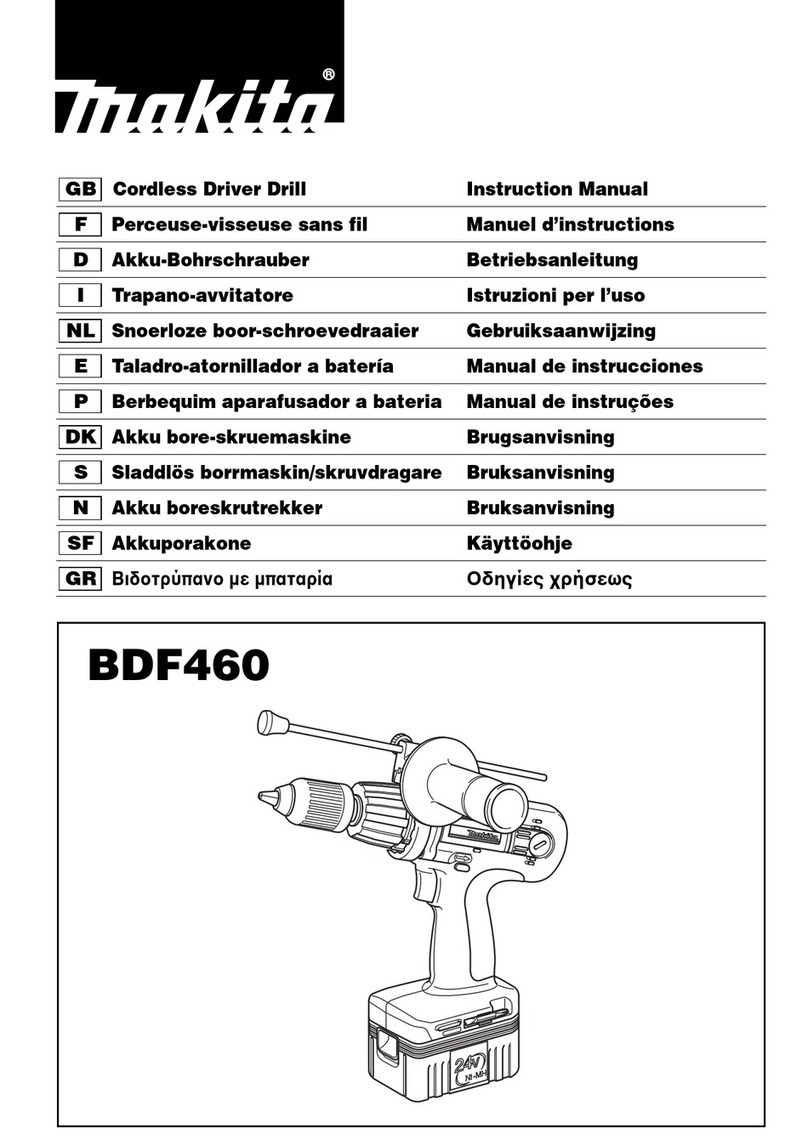 Makita BDF460 instruction manual