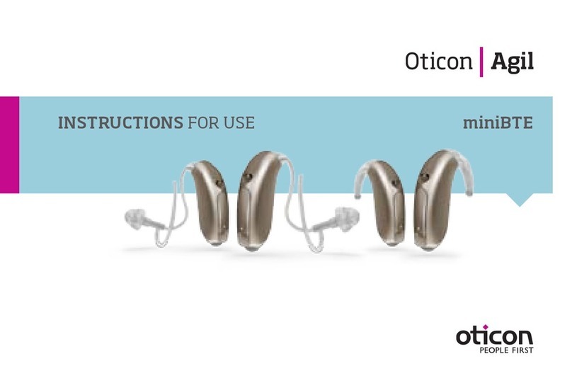 oticon miniBTE Instructions for use