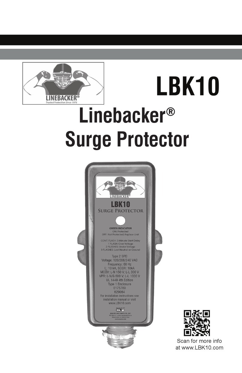Linebacker LBK10 User manual