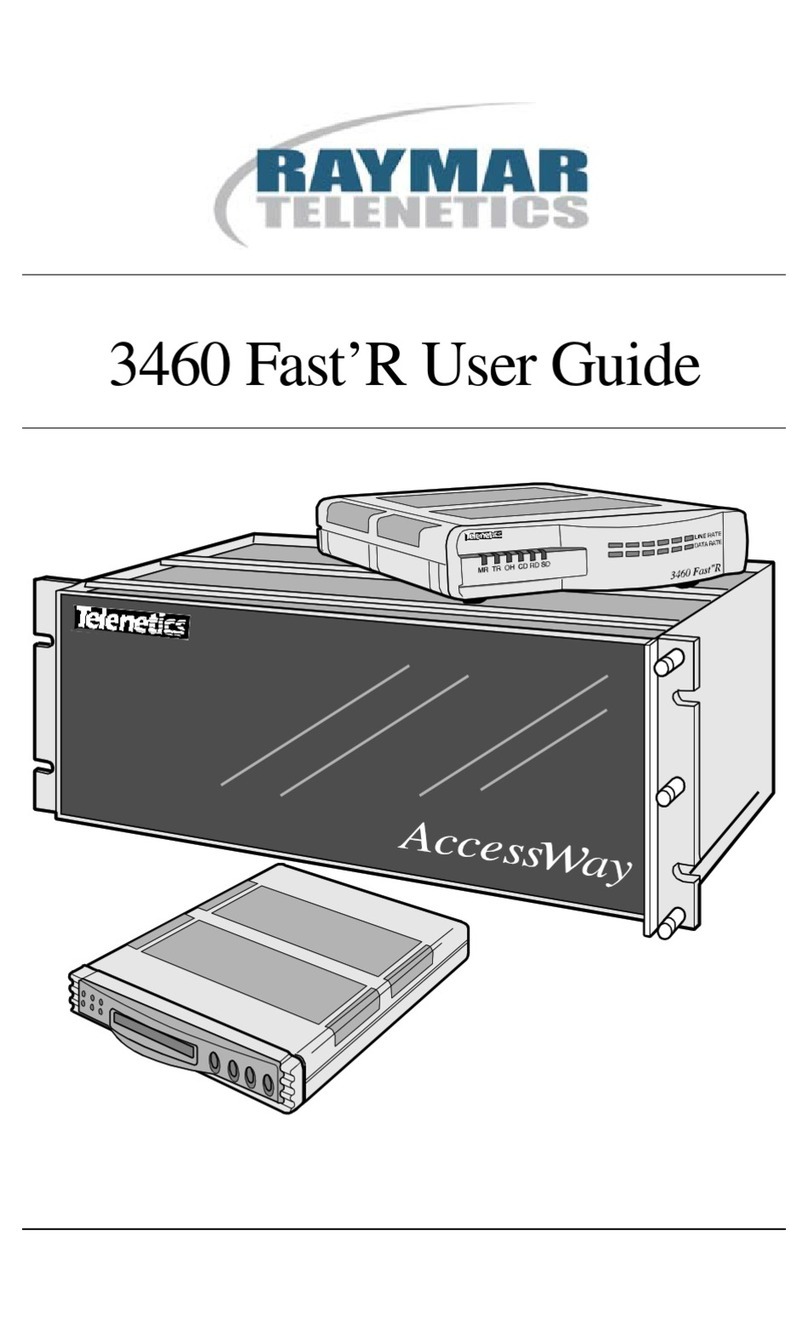 Raymar 3460 User manual