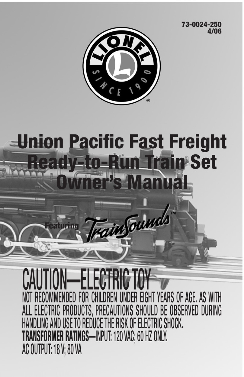 Lionel Union Pacific Fast Freight owner's manual