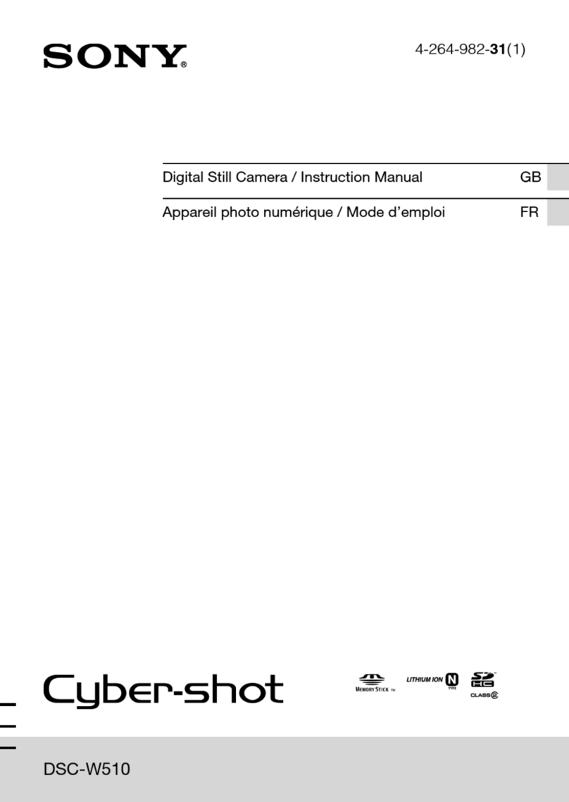 Sony Cyber-shot DSC-W510 User manual