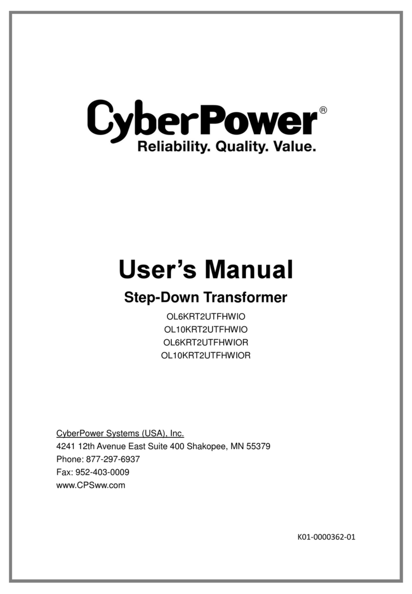 CyberPower OL6KRT2UTFHWIO User manual