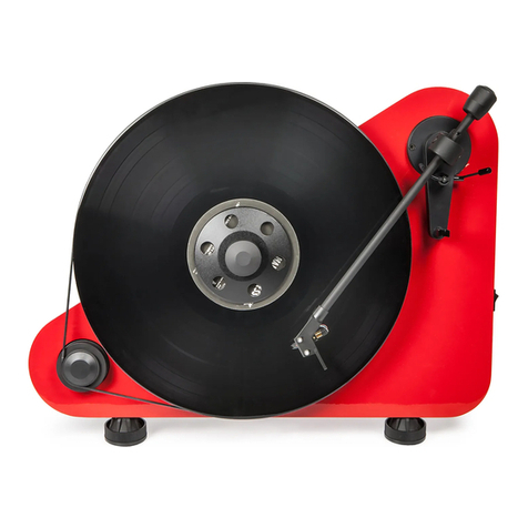 Pro-Ject Audio Systems VT-E BT L User manual