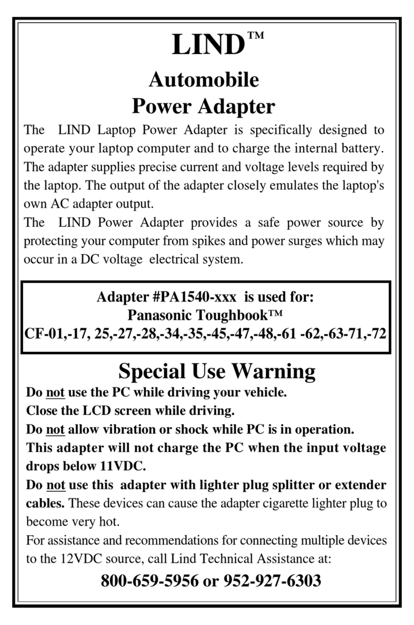 LIND PA1540 Series manual