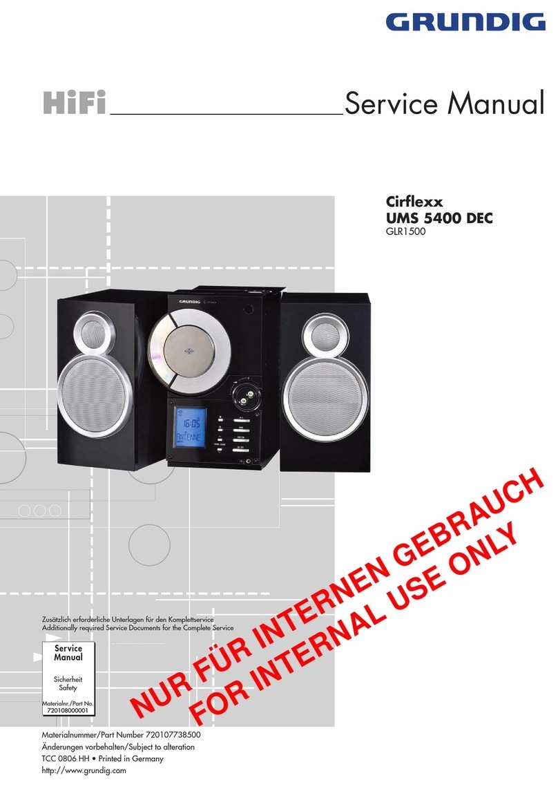 Grundig Cirflexx UMS 5400 DEC User manual