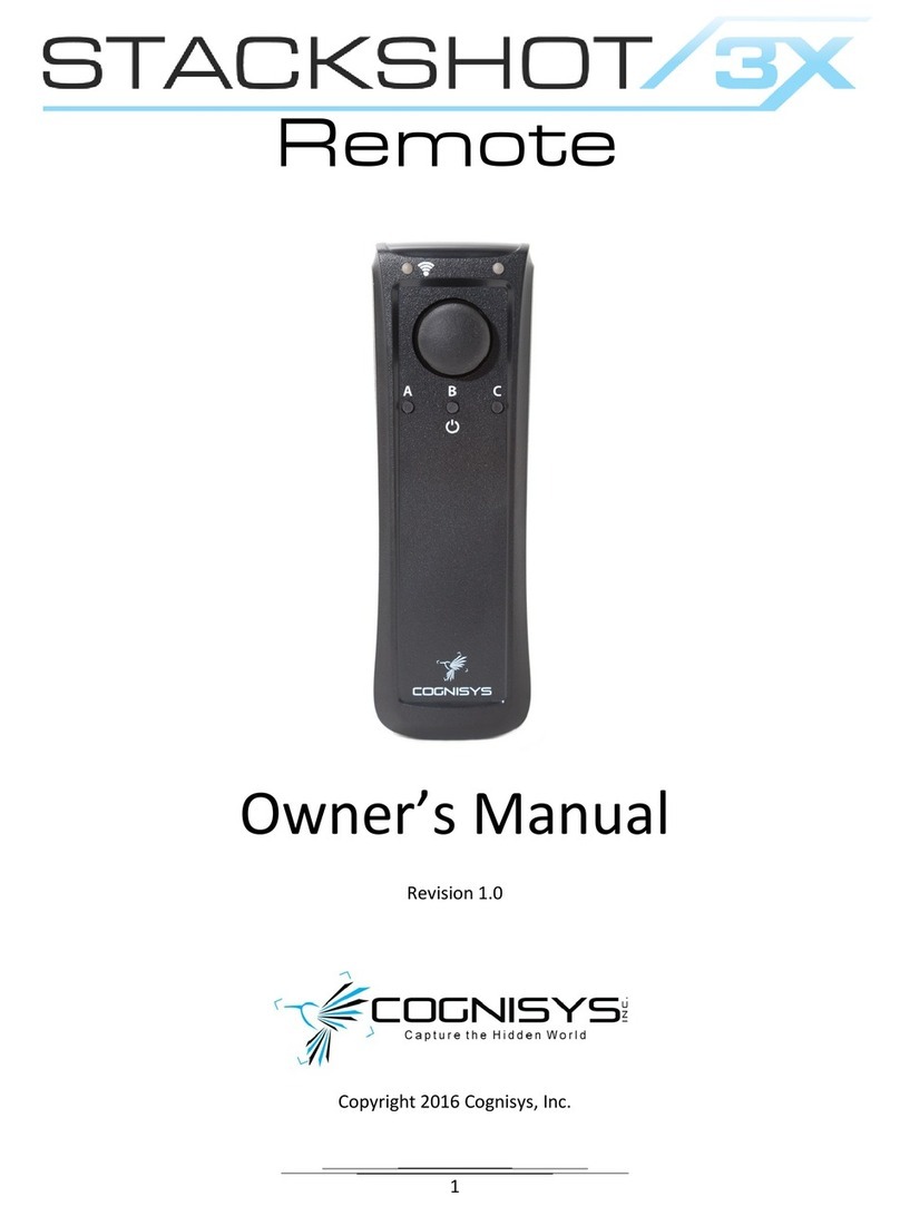 Cognisys STACKSHOT 3X User manual