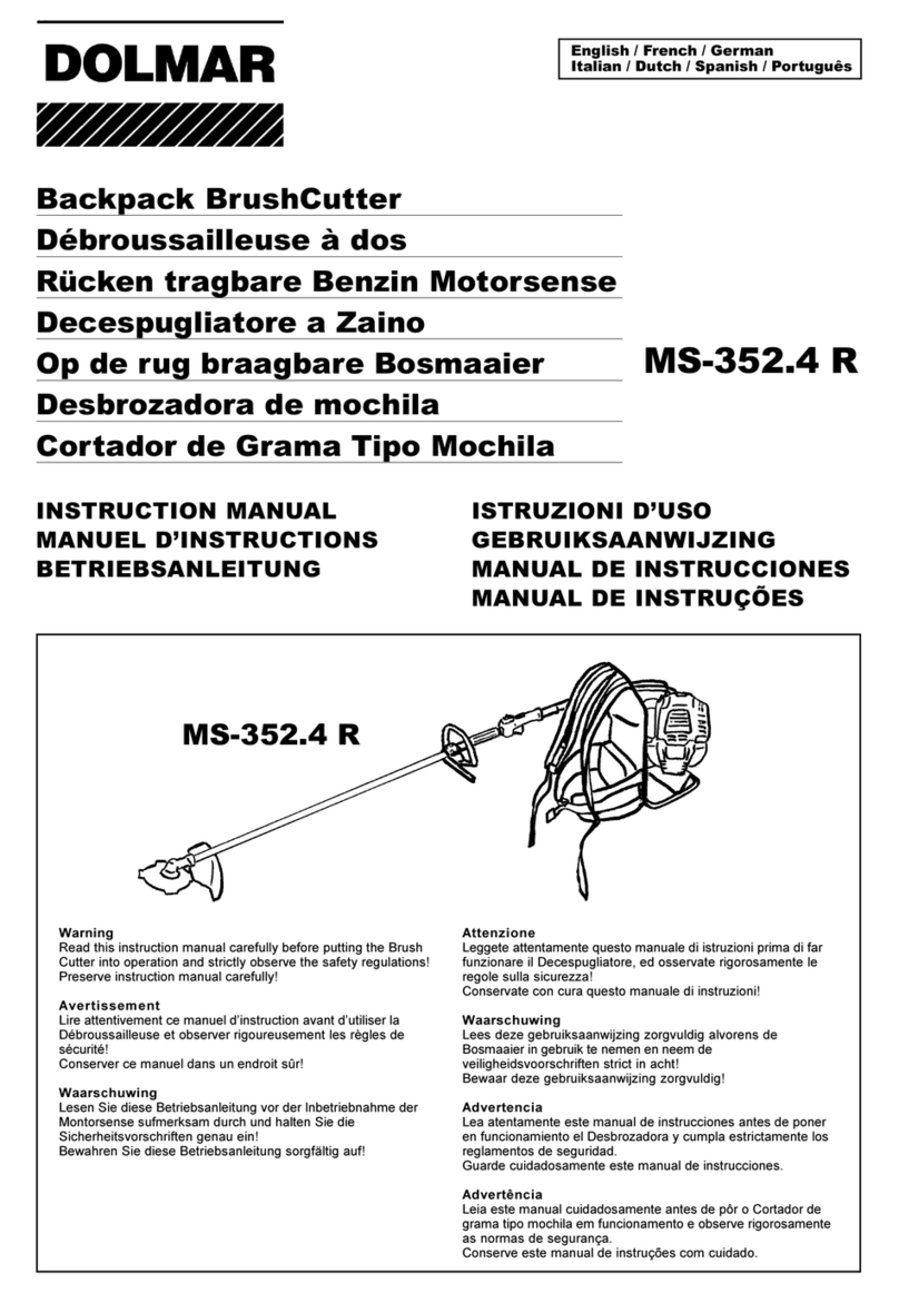 Dolmar MS-352.4 R instruction manual
