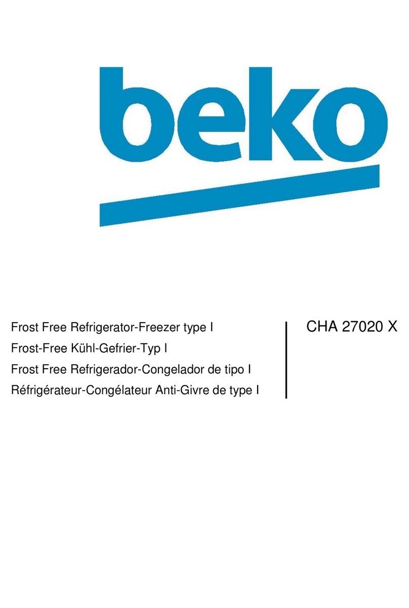 Beko CHA 27020 X User manual