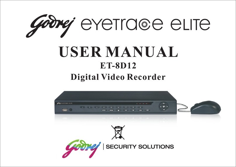 Godrej Eyetrace Elite ET-8D12 user manual