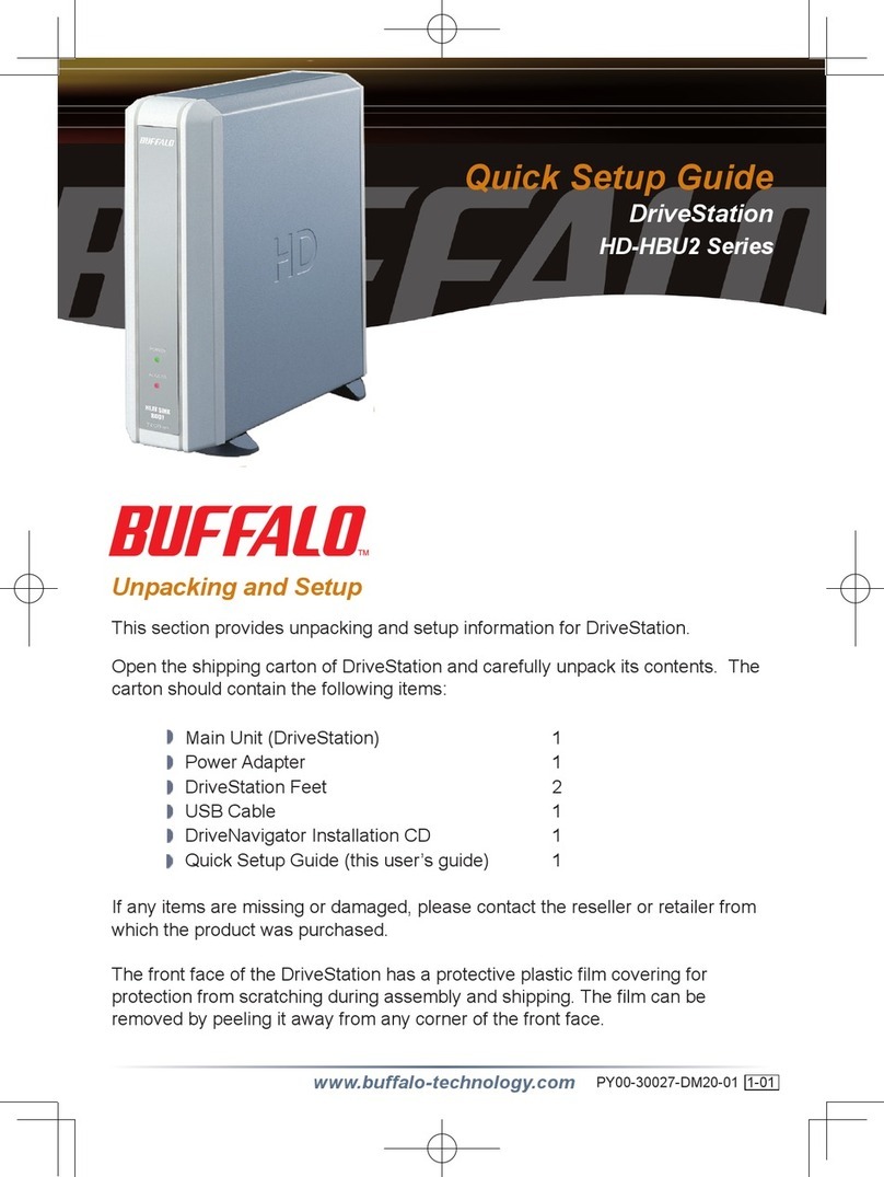 Buffalo DriveStation HD-HBU2 Series User manual