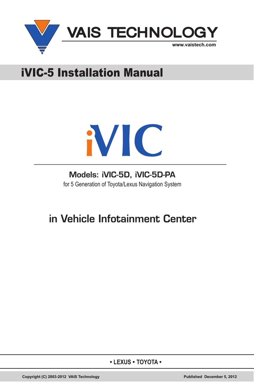 Vais Technology iVIC-5D installation manual