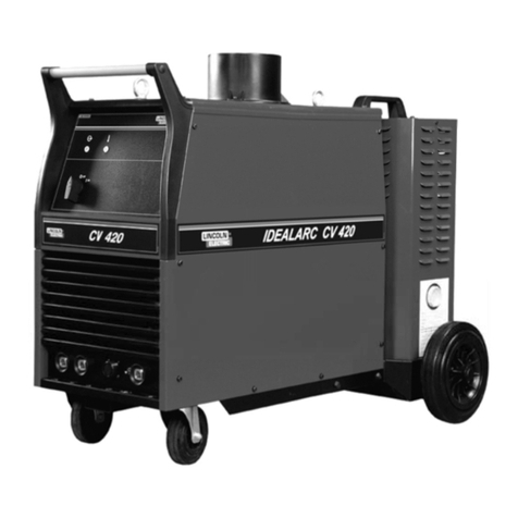 Lincoln IDEALARC CV 420 User manual