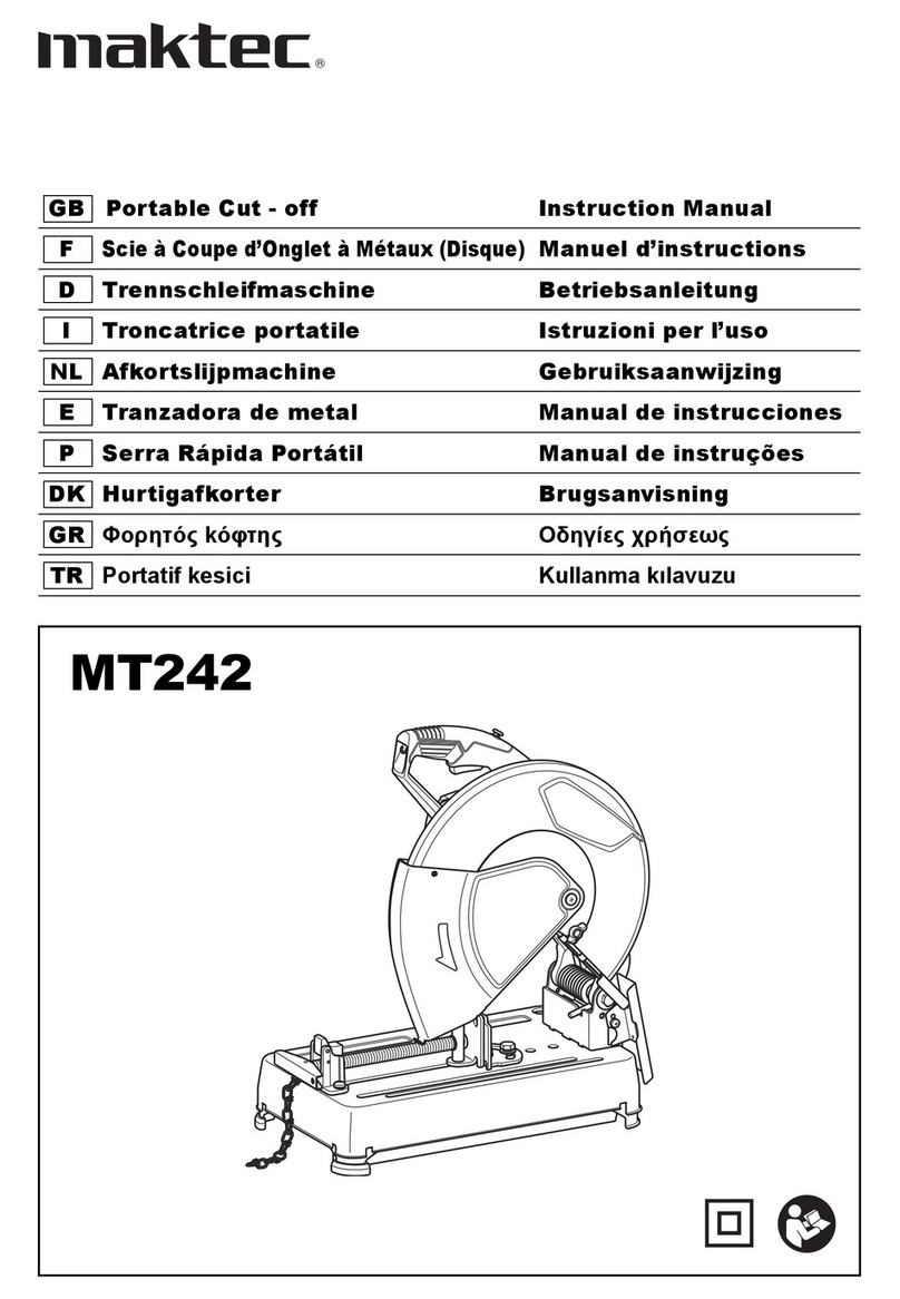 Maktec MT242 instruction manual