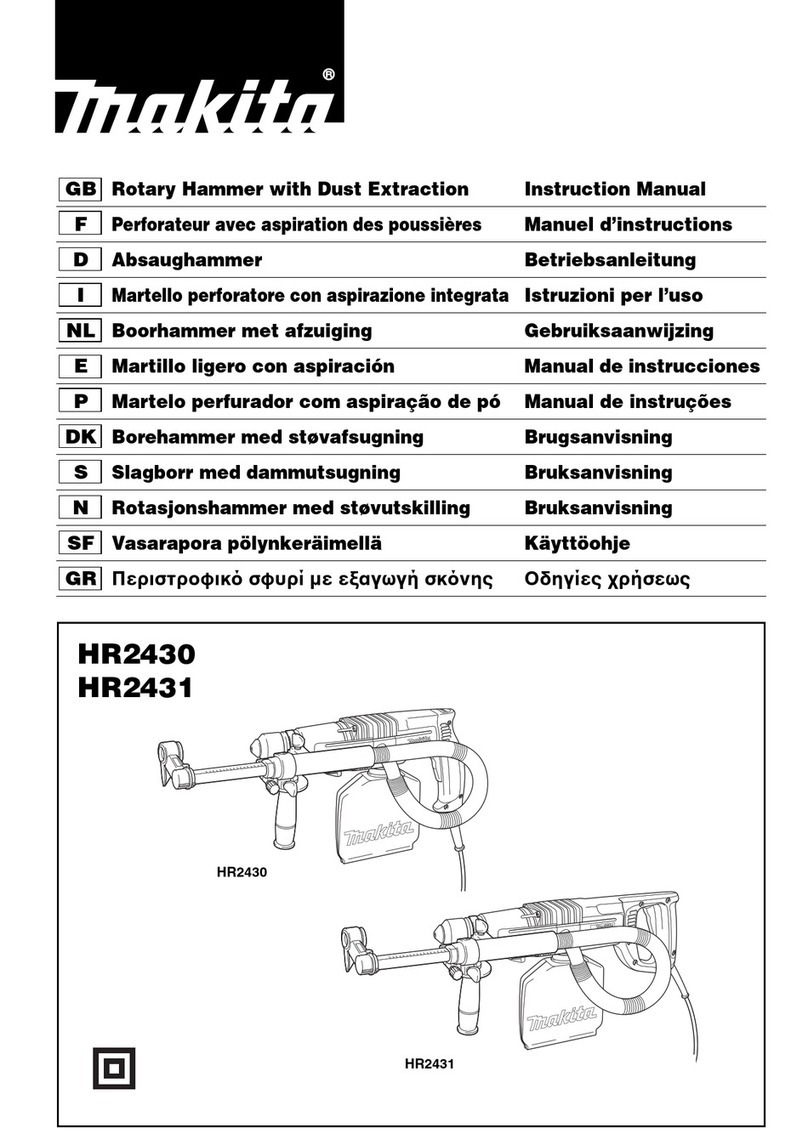 Makita HR2430 User manual